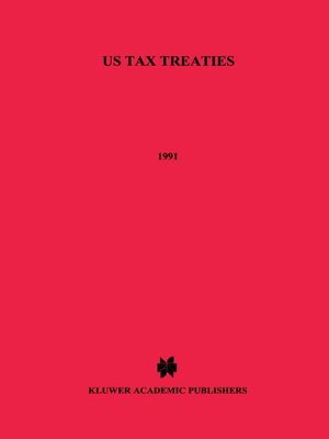 cover image of US Tax Treaties
